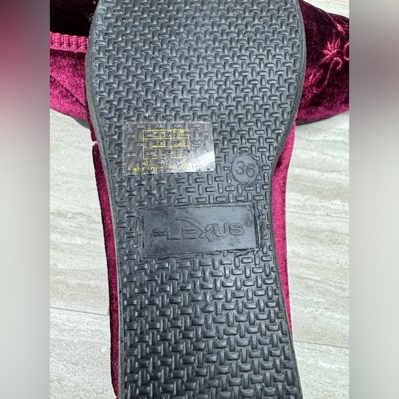 NEW! Spring Step Flexus Jolly Velvet Indoor Slippers Womens EU 36 US 5.5-6 - Picture 9 of 13